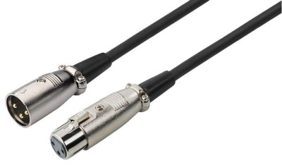 Cablu XLR m-t 6m negru semnal Monacor foto