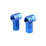 Set capacele auto pentru ventil hexagon albastru 4 buc FAVLine Selection