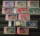 Taaf, Colonii franceze 1962 - Omnibuse , Primul satelit Telestar-America - Europa , 10 colonii franceze, serii de cate 1,2 valori , dantelate , MNH, Spatiu, Nestampilat