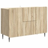 vidaXL Bufet cu sertar Stejar Sonoma 89 x 34,5 x 62 cm Lemn prelucrat 894427