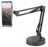Cumpara ieftin Suport de telefon 360&deg; pentru birou din aluminiu cu baza robusta