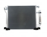 Condensator climatizare Nissan Juke (F15), 04.2015-, motor 1.6 T, 140 kw benzina, cutie CVT, full aluminiu brazat, 487 (457)x415 (395)x12 mm, cu usca