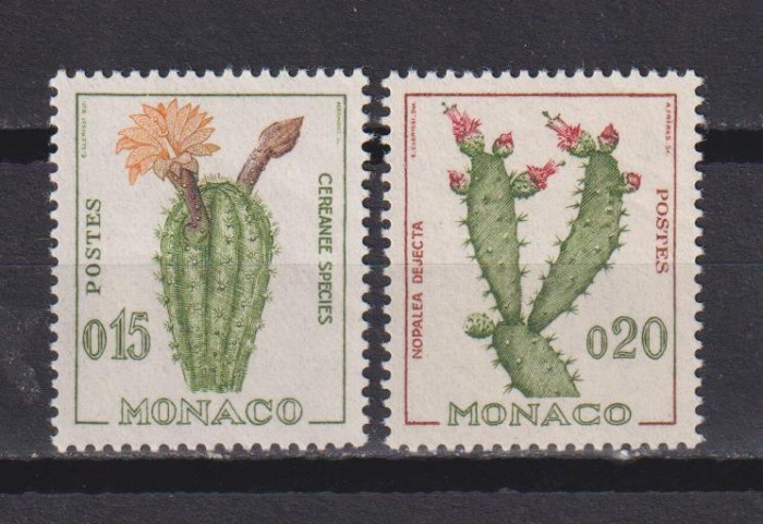 MONACO 1960 FLORA MI.649-650 MNH