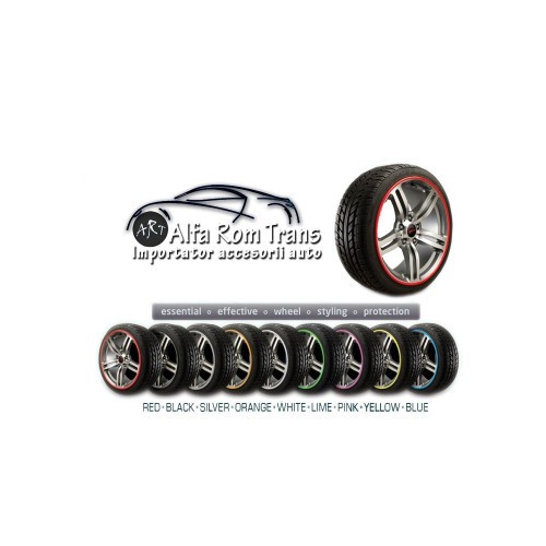 Protectie pentru jante, 8 metri lungime diverse culori Automotive TrustedCars