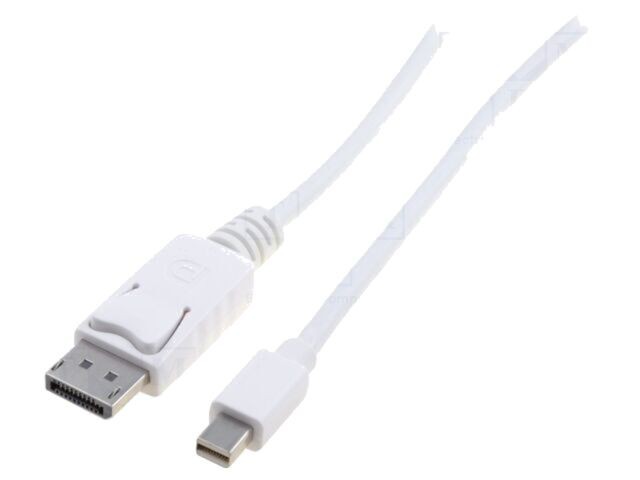 Cablu DisplayPort 2m Alb
