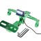Suport numar cu lampa pentru moto &amp; atv, din aluminiu, culoare verde, universal Cod Produs: MX_NEW AW568991G