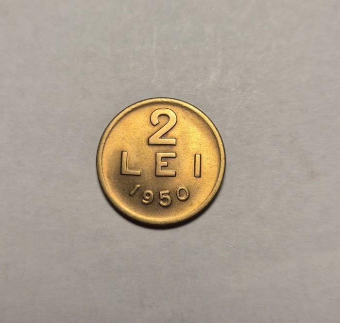 2 lei 1950 UNC