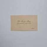 Carte de Vizita: Dr. Teodor Botis, profesor seminarial si catihet la liceu, Arad