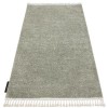 Covor Berber 9000 verde Franjuri shaggy, 200x290 cm, Dreptunghi, Polipropilena