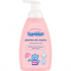 Bambino Baby Wash Foam spuma de baie pentru corp si par pentru nou-nascuti si copii 500 ml