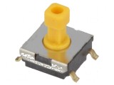 Micro&icirc;ntrerupător TACT SPST-NO 0,05A/24VDC SMT - Pozitie 2, Fara Contacte