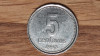 Argentina - moneda de colectie - 5 centavos 1993 - varietate de an unic, America Centrala si de Sud
