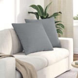 vidaXL Perne pentru canapea 2 pcs Gri deschis 60 x 60 cm țesătură 42013997
