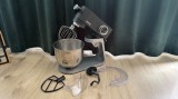 Mixer cu bol, H.Koenig, KM120, 5 litri, 800 W, negru