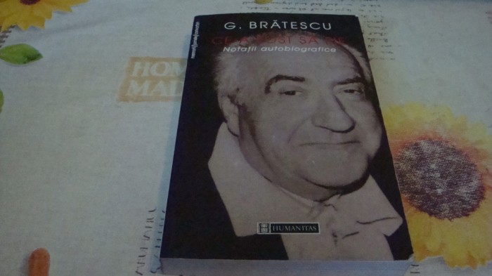 G. Bratescu -Ce-a fost sa fie. Notatii autobiografice-2003-dedicatie si autograf