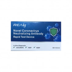 Test Rapid COVID-19, Realy Tech, Anticorpi Neutralizanti, Recoltare Nazo-Faringiana, Pentru Uz Profe foto