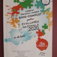 Limba si literatura romana Ghid pentru evaluarea nationala 2020 pentru clasa a 8-a