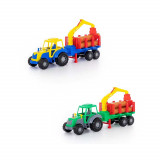 Cumpara ieftin Tractor cu remorca + lemne &ndash; Altay, 61x17x25 cm, Polesie