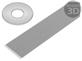 Cablu bandă 1mm litat Cu neecranat PVC gri 30m 3M