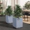 Gossi jardiniere, 2 buc., gri deschis, 30x30x37 cm, polipropilena