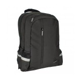 Ghiozdan scoala cu 2 compartimente,poliester,negru,45 cm