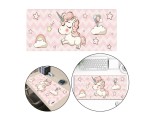 Mousepad antiderapant model Unicorn, 80 x 30 cm, roz, Lean 25195