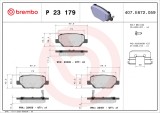 BREMBO P 23 179 PRIME LINE set placute frana,frana disc