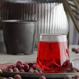 Set 6 pahare whisky LAV Valeria din sticla 400 ml, design modern