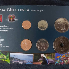 Seria completata monede - Papua Noua Guinee 2004-2005, 6 monede