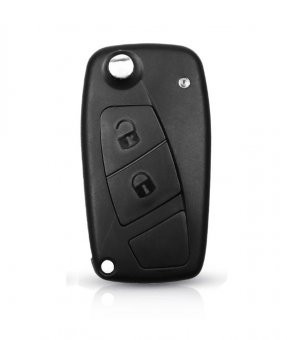 Carcasa cheie Topautochei&amp;reg; pentru Fiat Punto Ducato Stilo Panda Idea Doblo Bravo 2 butoane (bateria in spatele lamelei) foto
