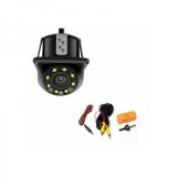 Camera Marsarier Auto Universala 8 LED Infrarosu Unghi 140&deg; Vedere Nocturna Carcasa Rezistenta Apa