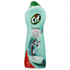 Detergent pentru Multisuprafete CIF Cream cu Clor, Cantitate 750 ml, Solutie Crema Curatat, Detergent Cif pentru Multisuprafete, Detergent Crema cu Cl