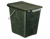 Cumpara ieftin Galeata pentru compost Rotho Greenline 7L in verde, plastic - RESIGILAT