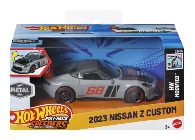 HOT WHEELS MASINUTA METALICA CU SISTEM PULL BACK 2023 NISSAN Z CUSTOM HW MODIFIED SCARA 1:43 foto