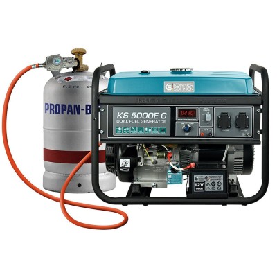 Generator pe gaz benzina Konner Sohnen KS 5000E G foto