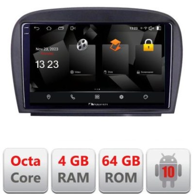 Navigatie Mercedes SL W230 2004-2011 5510-W230 Android Octa Core 720p 4+64 DSP 360 camera carplay android auto CarStore Technology foto