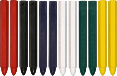 Set 12 creioane cerate 6 culori YATO foto