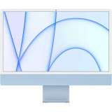 Sistem Desktop PC All-In-One Apple iMac 24&quot; (Mid 2021),&amp;nbsp;Apple M1, 8GB RAM, SSD 512GB, Apple M1 8-core GPU, macOS Big Sur, INT KB, Blue