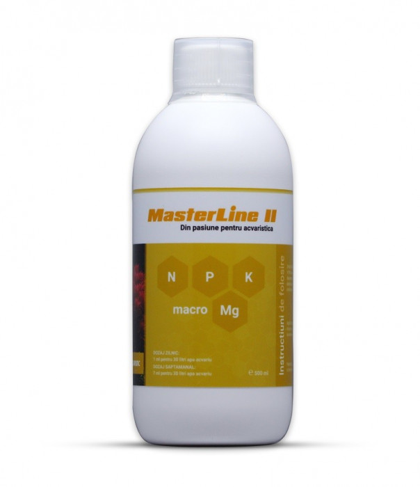 Fertilizant cu macronutrienti pentru plante acvatice MasterLine II, 1000 ml