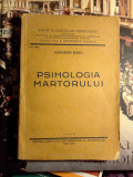 Psihologia martorului,Alexandru rosca