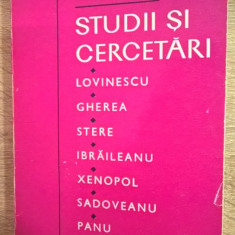 Z. Ornea - Studii si cercetari (Editura Eminescu, 1972)