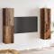 Set comodă TV 4 pcs Lemn vechi 30.5 x 30 x 60 cm Lemn compozit