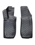 Set covorase auto din cauciuc tip tavita pentru Dacia Logan II Mcv (Fata) 2012-