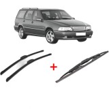 Cumpara ieftin Set 3 stergatoare VOLVO V70 I (875, 876) 1995 - 2000, pentru parbriz si luneta, Bosch Twin