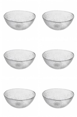 Set boluri, 6 piese, 350 ml, Sticla, Transparent natur foto