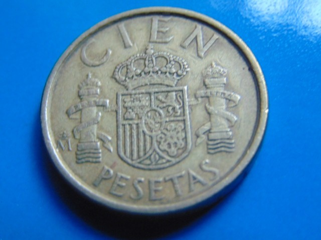 SPANIA -100 PESETAS 1986