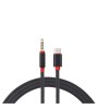 USB-C Tip C Tata la Jack 3.5mm Tata-Culoare Negru