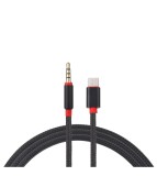 USB-C Tip C Tata la Jack 3.5mm Tata-Culoare Negru, Oem