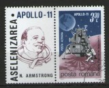 Romania 1969 - Apollo 11, stampilata, Stampilat