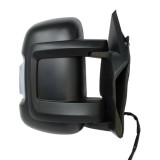 Oglinda exterioara Citroen Jumper, Fiat Ducato (250), Peugeot Boxer, 09.2006-prezent, Dreapta, Crom, manuala, Fara incalzire, carcasa neagra, Convex,